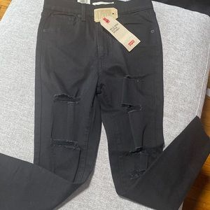 super skinny Levi’s ripped jeans